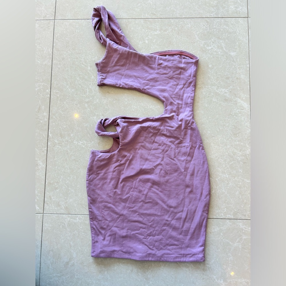 Oh Polly One Shoulder Cut-Out Dress - Picture 2 of 3
